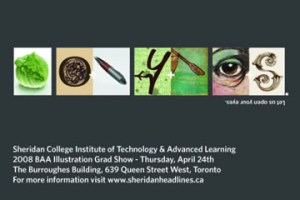 Sheridan Graduate Show 2008 Invitation