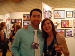 Grad Show Organizers, Josiah Gordon & Leanne Kroll
