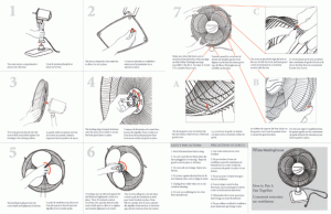 Steps on How to Put a Fan Together