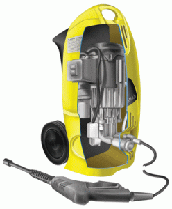 Cutaway of a Power Washer