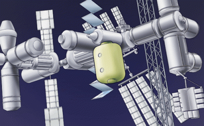 TransHab attached to ISS