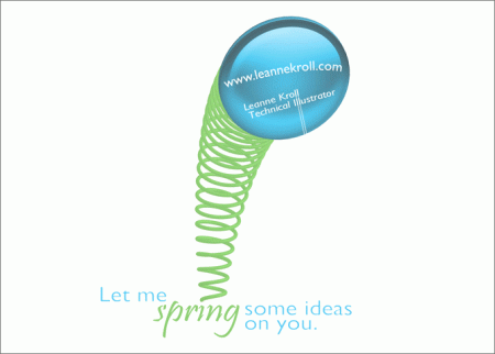 Spring It! Postcard Back