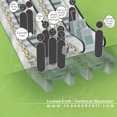 Escalator Etiquette?