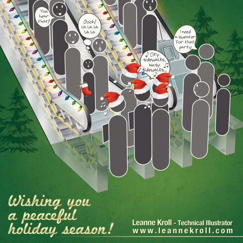 Leanne Kroll Christmas Card Back