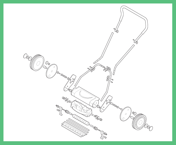 Lawn Mower Exploded View