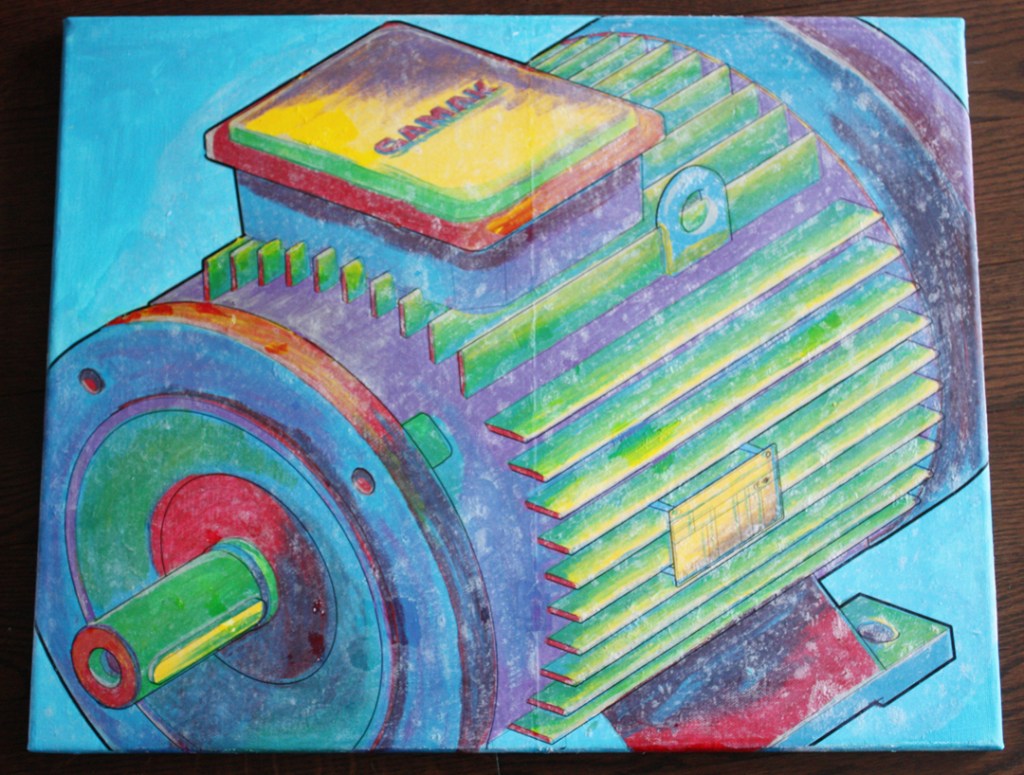 Motor - Acrylic Painting