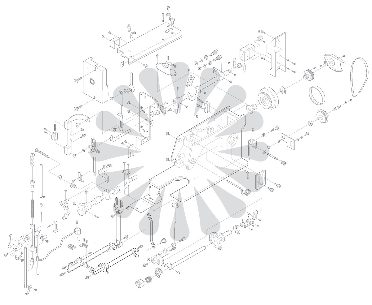 Sewing Machine Exploded View