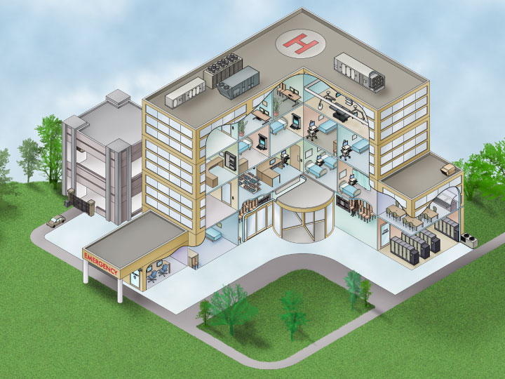 Hospital Cutaway